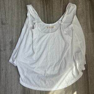 We the Free Lightweight Cotton Sheer Breathable Tie Strap Tank Summer Size Large